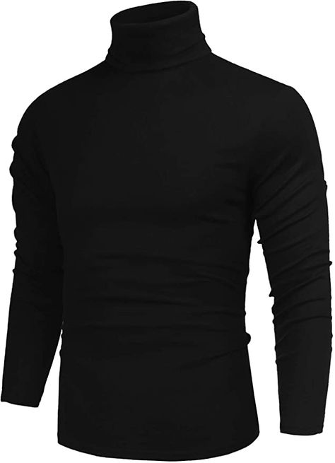 Poriff Men's Casual Slim Fit Basic Tops Knitted Thermal Turtleneck Pullover Sweater at Amazon Men’s Clothing store Business Fashion, Jumpers, Men Casual, Casual, Mens Turtleneck, Men Sweater, Pullover Sweater Men, Turtleneck Outfit Men, Mens Outfits