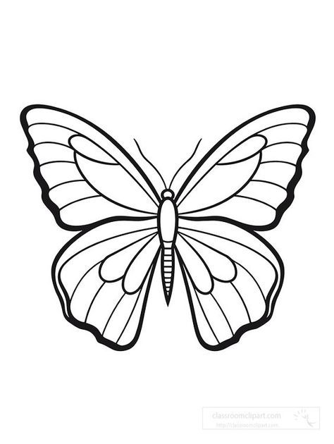 butterfly simple black outline coloring printable clipart Tattoos, Diy, Tattoo, Inspiration, Butterfly Clip Art, Butterfly Printable Template, Butterfly Coloring Page, Butterfly Template, Butterfly Outline