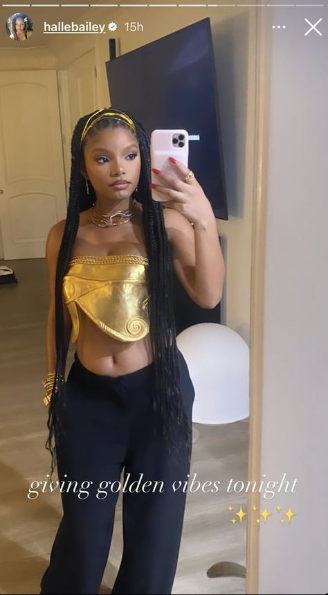 Hair Styles, Celebrities, Halle, Outfits, Black Girls, Halle Bailey Aesthetic, Celebs, Pretty Black