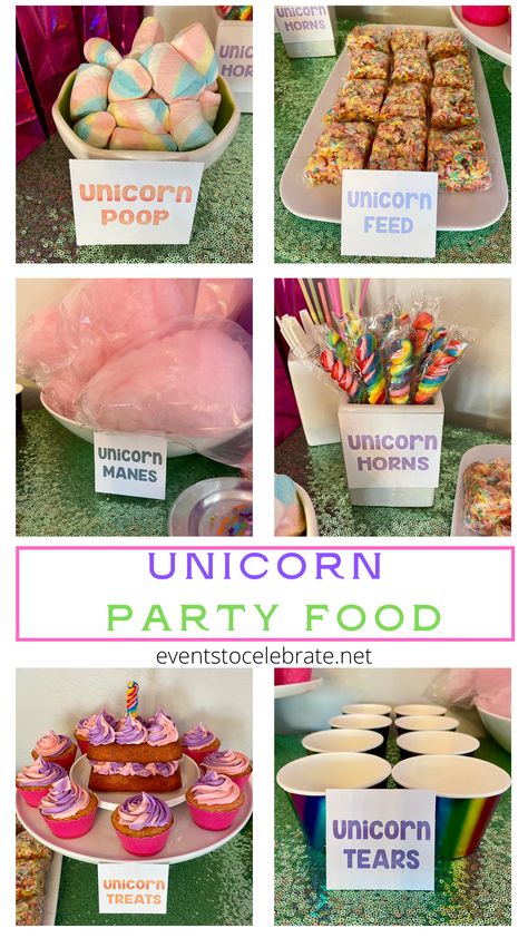Just about every little girl goes through a unicorn phase. Give her a dream unicorn birthday party with these cute ideas! Unicorn Party Supplies, Kids Unicorn Party, Unicorn Theme Party, Rainbow Unicorn Party, Unicorn Party Favors, Unicorn Birthday Parties, Unicorn Party, Unicorn Themed Birthday, Unicorn Themed Birthday Party