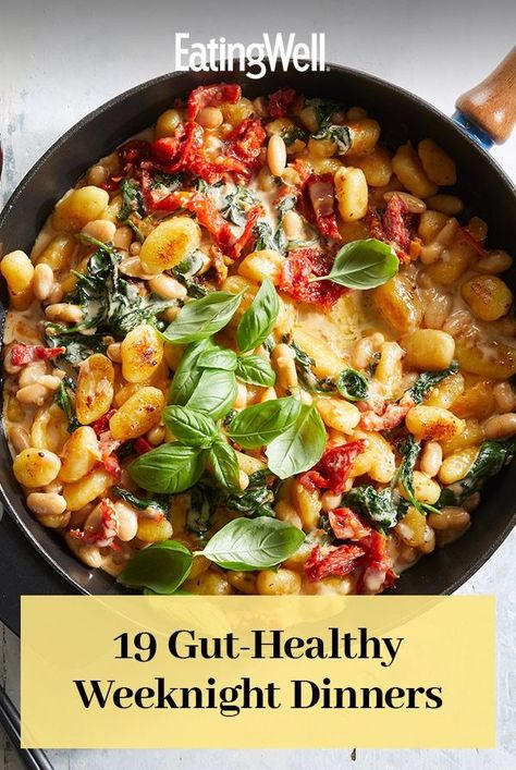 These high-fiber recipes have lots of gut-healthy ingredients, like beans, broccoli and apple, so you can end your day with something healthy and delicious in just half an hour. High Fiber Dinner, Gut Health Recipes, Budget Recipes, Veggie Dinner, Health Dinner, High Fiber Foods, Health Dinner Recipes, Vegetarian Dinners, Healthy Comfort Food