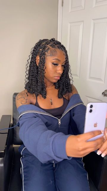 ✨ on Instagram: "Bohemian Invisible Locs Bob on @touchedbyamaya ✨
The bob is givinggg 😫 Book now !

#invisiblelocs #bohoinvisiblelocs #bobstylesbraids #massachusettsbraider #413braids #springfieldmabraider" Plaited Hairstyle, Braided Hairstyles, Protective Styles, Twist Box Braids, Twist Braids, Box Braids Hairstyles, Braided Hairstyles For Black Women Cornrows, Box Braids Hairstyles For Black Women, Protective Hairstyles Braids