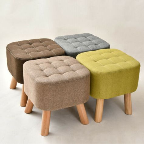 Design, Adjustable Footstool, Upholstered Footstool, Chair And Ottoman, Padded Stool, Ottoman Footstool, Stool Cushion, Small Stool, Stools With Backs