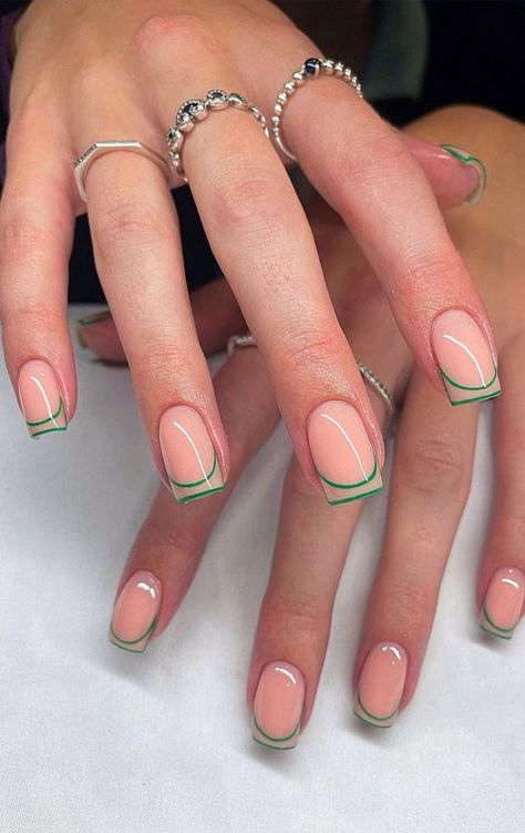 15 French Winter Nail Ideas for 2023-2024 - thepinkgoose.com Design, French Tips, Almond Nails, French Tip Nails, Square Nails, French Tip Acrylic Nails, Best Acrylic Nails, Square Acrylic Nails, Short Square Nails