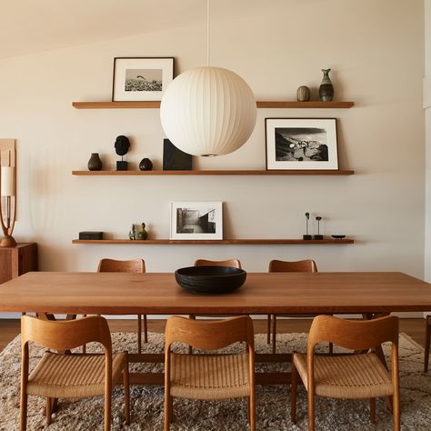 Interiors, Modern Farmhouse, Dining Room, Interior, Architectural Digest, 1970s Inspired Home Decor, Dining Room Inspiration, Mid Century Modern Dining Room, Mid Century Modern Furniture