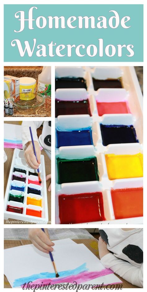 Acrylics, Diy, Homemade Watercolors, How To Make Paint, Diy Watercolor Painting, Easy Watercolor, Diy Watercolor, Watercolor Paintings For Beginners, Watercolor Painting Techniques