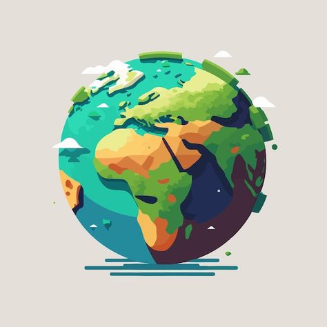 Vector save planet earth globe low poly ... | Premium Vector #Freepik #vector #green-globe #3d-earth #earth #save-earth Art, Design, Earth 3d, Planet Earth, Earth Logo, Earth Globe, Earth 2, Globe Vector, Earth Illustration