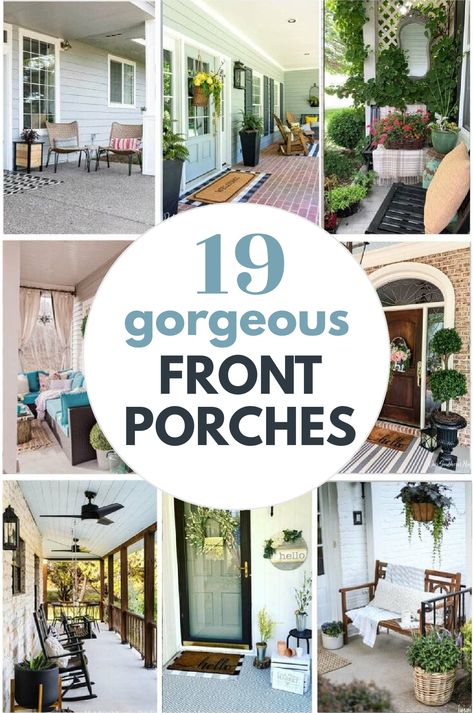 Outdoor, Inspiration, Ideas, Design, Diy, Porches, Front Porch Decorating, Front Porch Furniture, Small Porch Decorating