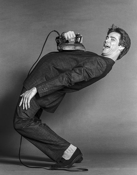 "Jim Carrey With Iron" by Eugene Pinkowski Eugene Pinkowski, this is brilliant. Comedians, Films, Portrait, Singer, Portraits, Actors & Actresses, Jim Carrey, Jim Carey, Famous Faces