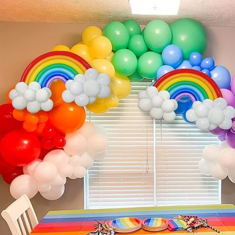Home Décor, Decoration, Ballon, Pocoyo, Rainbow Birthday, Birthday Decorations, Rainbow Unicorn Birthday, Diys, Deco