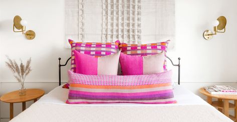 modern textiles for the home | handwoven in ethiopia | designed in brooklyn by hana getachew || pillows | throws | table linens Pillows, Home Décor, Home, Design, Linens, Modern Textiles, Throw Pillows, Bed Pillows, Bed