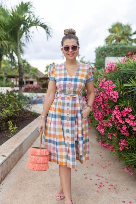 Checked into Mayakoba Outfits, Couture, Haute Couture, Indian Designer Outfits, Summer Fashion Dresses, Designer Dresses, Modest Fashion, Fashion Outfits, Dress Collection