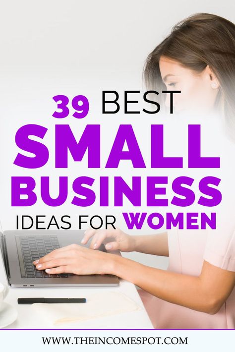 Interested in starting a business? Check out our epic list of small business ideas for women. Business Marketing, Business Tips, Business Opportunities, Business Ideas For Women Startups, Business Advice, Online Business, Business Checks, Business Planning, Start Up Business