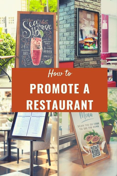 How to attract more customers to your restaurant with restaurant signage Restaurant Recipes, Promotion, Cranberry Juice And Vodka, Starting A Restaurant, Food Promotion, Menu Planning, Menu Restaurant, Restaurant Promotions, Restaurant Owner