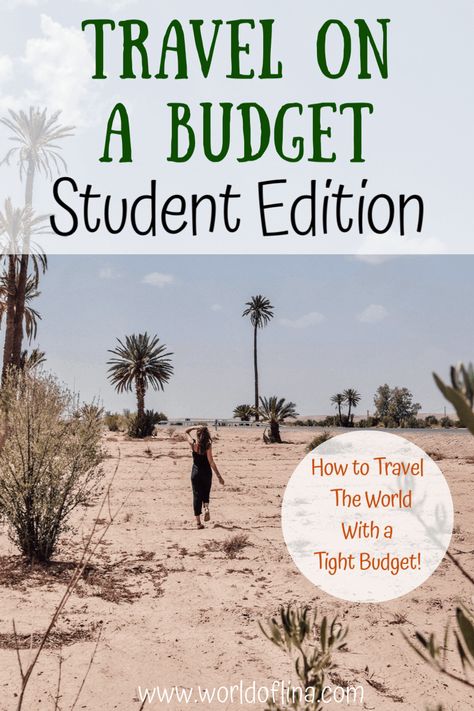 To travel around the world is your dream but you're a poor student as I am? Don't worry! You can easily travel on a budget and still see a lot. Here's how! #budgettravel #travelonabudget #studenttravel #traveltips Poor Student, Oceania Travel, Student Travel, Budget Travel Destinations, Budget Travel Tips, Sustainable Travel, Travel Articles, South America Travel, Short Trip