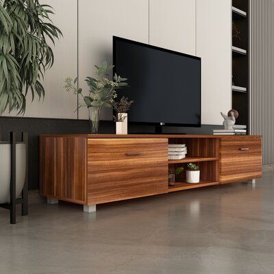 Home, Tv Stands And Entertainment Centers, Tv Stand Wood, Tv Stand Brown, Tv Console Cabinet, Modern Tv Stand, Walnut Tv Stand, 70 Inch Tv Stand, Tv Stand