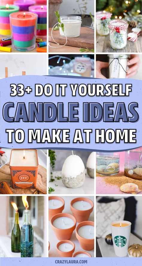 How To Make Scented Candles At Home Diy, Scented Candle Making For Beginners, Diy Candles To Sell, Diy Candle Making Ideas, Home Made Candles Diy, Scented Candles Making, How To Make Homemade Candles Diy, Candle Making At Home, Diy Candles Homemade