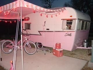 vintage caravans on pinterest | ... vintage caravan cassiefairy com my little vintage caravan project Vintage, Vintage Caravans, Camper, Airstream, Pink, Vintage Campers, Retro, Glamping, Pink Trailer