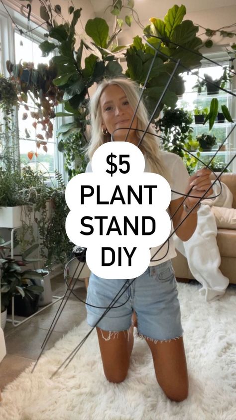 Instagram, Plant Stands Outdoor, Planter Stand, Diy Planter Stand, Diy Plant Stand, Outdoor Plant Stands, Plant Stand Indoor, Tall Plant Stands, Plant Stands