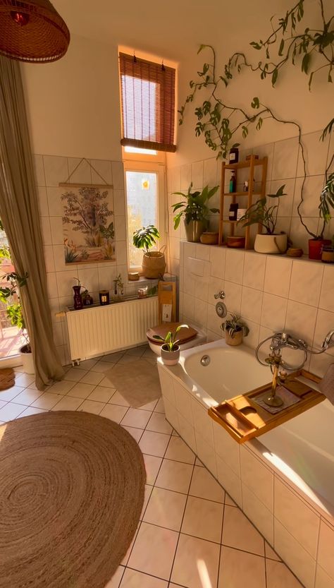 A bathroom with soft natural daylight coming in Interior, Design, Home, Bathroom, Dekorasyon, Styl, Kamar Mandi, Interieur, Inredning