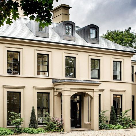 Modern/Neoclassical family home just outside London.#architecture #home #newhome #design#neoclassicalarchitecture #roskyleconstruction… | Instagram Architecture, House Design, Design, Exterior Design, Interieur, Facade Design, Facade House, Facade Architecture, Architect