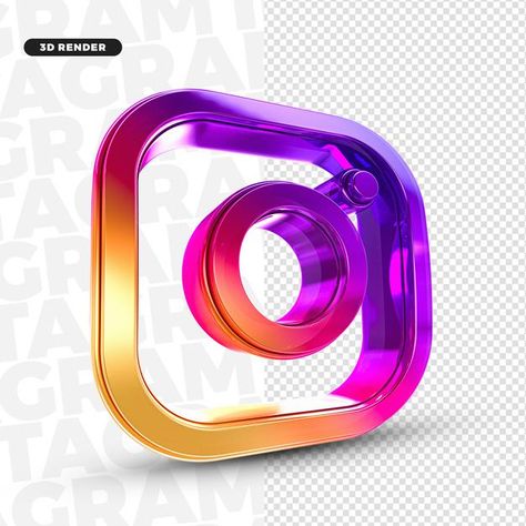 3d instagram logo icon for compositon pr... | Premium Psd #Freepik #psd #circle #social-media #instagram #app Instagram, Logos, Texture, Logo Icons, Instagram Like Logo 3d, Logo Pdf, ? Logo, Sd Logo, App Logo
