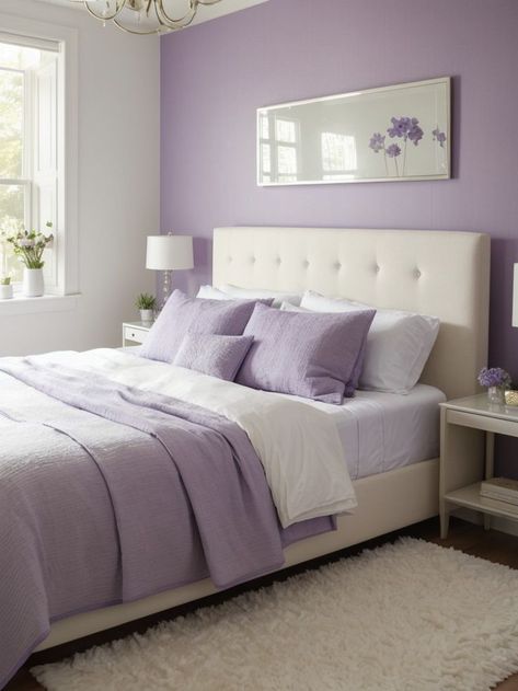 Interior, Design, Inspiration, Styl, Kamar Tidur, Purple Girls Bedroom, Girls Bedroom Colors, Purple Bedrooms, Deco