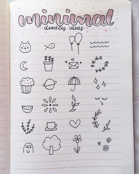 These easy doodles are all very simple to draw and very cute. If that's what you're looking for, this should be great inspiration for you. These are the best easy bullet journal doodle ideas. Crochet, Doodles, Doodle, Diy, Simple Doodles, Dot Journals, Journal, Bujo, Handlettering
