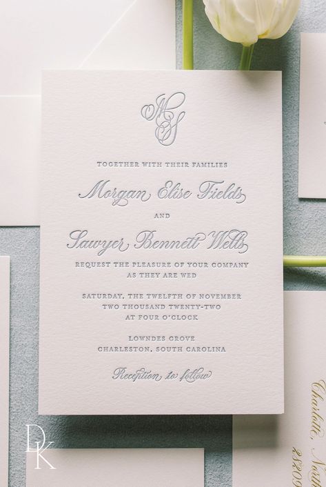 Experience the artistry of love with our letterpress invitations. Crafted with precision and timeless elegance, these monogram invitations will be sure to impress your guests. Elevate your wedding stationery and set the tone for a celebration that's as beautifully detailed as your love. #LetterpressInvitations #TimelessElegance #WeddingStationery #weddinginvitations #semicustominvitations #predesignedweddinginvitations #semicustomweddinginvitations #monogramweddinginvitations #weddingmonogram Wedding Stationery, Wedding Invitations, Letterpress Wedding Invitations, Calligraphy Wedding Invitation, Monogram Wedding, Letterpress Invitations, Custom Wedding Invitations, Elegant Invitations, Classic Wedding Invitations