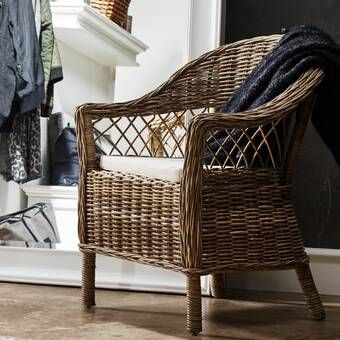 Ibolili Milano Armchair & Reviews | Wayfair Home Furniture, Upholster, Wicker, Armchair, Lounge, Chair, Modern Chairs, Dressing Chair, Grey Armchair