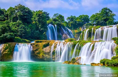 Ban Gioc Detian Waterfalls - closeup Travel Photography, Trips, Nature Photography, Paisajes, Fotografia, Lugares, Fotos, Viajes, Naturaleza