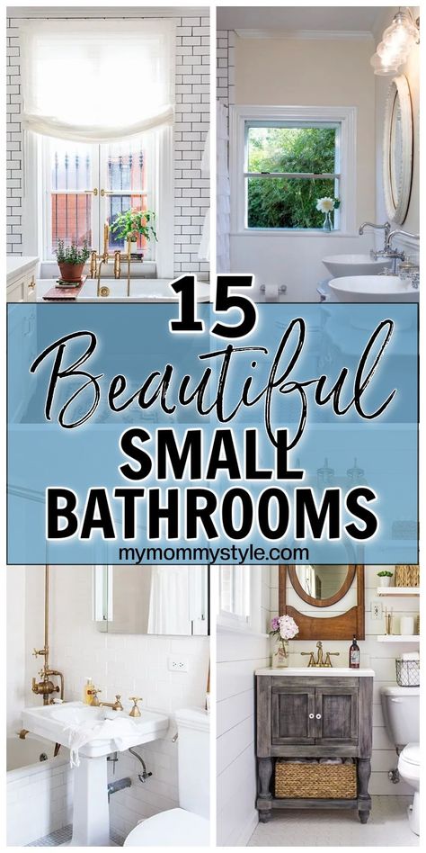 Home, Inspiration, Home Décor, Interior, Design, Ideas, Small Bathroom Makeover, Small Bathroom Ideas On A Budget, Small Bathroom Remodel
