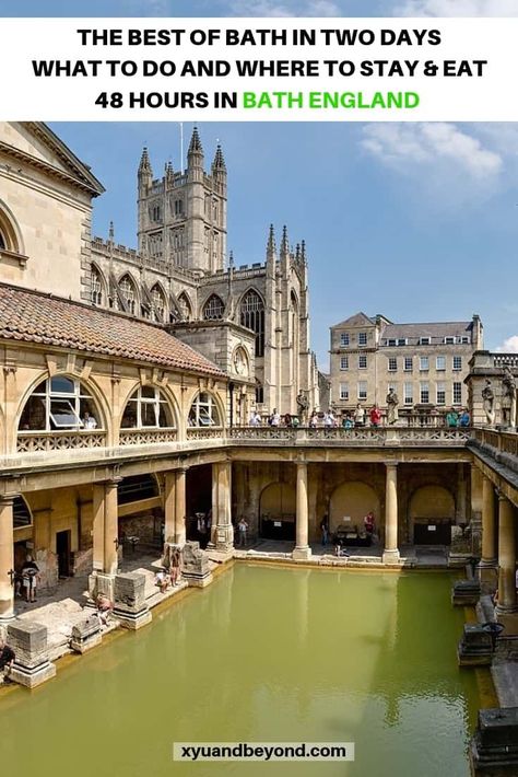 If you only have 48 hours to spend in Bath, it is well worth a visit. Two days in Bath will allow you to see the highlights of a UNESCO World Heritage site #Bath #UK #visitEngland #England #Romanbaths #janeausten #spa London, Northern Ireland, London Travel, Highlights, England, Travel Destinations, Ireland Travel, Bath, Bath England