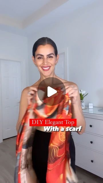 Doranellys Patton on Instagram: "DIY🧣| Comment "TOP" and I'II send you a message right away with all the details. IG will only allow you to receive the message if you follow me. 📍Save and follow for more! A simple way to wear your scarf as a top! 
Scarf size is 70” x 35” 

•Outfit will and details be in my “October” highlights. 
And in my @shop.ltk ( @doranellyspatton).
 

💖If you loved this video turn on Reels Notifications, so you don’t miss any of my reels.

🚫Do not repost my videos content or posts without my consent©️

#fashionhacks #howtotieascarf #stylingtipps #scarfstyle #scarfs #fashiontips #scarfseason #stylehacks #winteroutfits #reuserecycle #winterscarf #diyvideos #doranellyspatton #scarvesfordays #diy #reelsfashion #hacks" Tops, Outfits, Winter Outfits, How To Turn Scarf Into Top, Ways To Wear A Scarf, How To Tie Shoes, How To Wear Scarves, How To Wear, Scarf Top