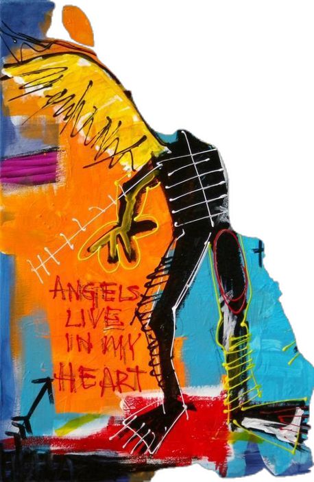 Art, Photo, Angel, Cutout, Awakens, Visual, Basquiat, Art Walk, Angels In Heaven