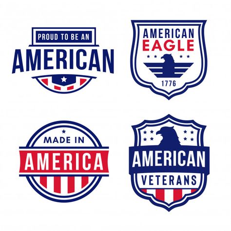 Art, American Logo, Sports Badge, Flag Logo, American Eagle Logo, Badge Logo, American Design, Mountain Logos, Vintage Logo