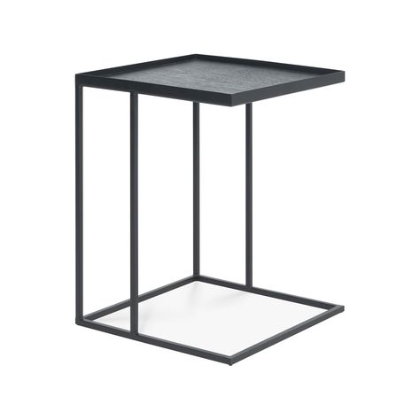 Make it your own A versatile accent table for your contemporary home, the Square Tray Side Table from Ethnicraft offers chic appeal and a touch of unexpected visual design for any room in need of an eye-catching accent piece. Functioning as structural side table ready to accent a variety of spaces from the living room, lounge area, or entertainment space, the optional tray of this table can be swapped out for different colors and patterns to easily match your interior design scheme and bring an Design, Interior, Square Side Table, Expandable Dining Table, Outdoor Dining Table, Side Table, Square Tray, Outdoor Table Lamps, Wooden Tray