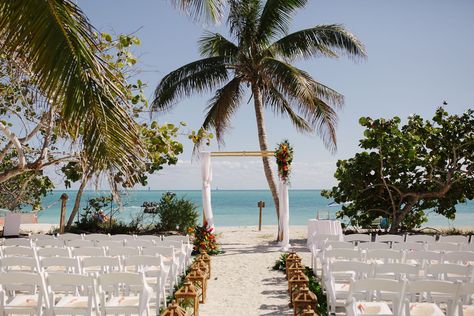 key west beach wedding ceremony setup Beach Wedding Photos, Key West Florida, Key West Beach Wedding, Beach Wedding Setup, Key West Wedding, Hawaii Wedding, Beach Wedding Decorations, Beach Wedding, Boat Wedding