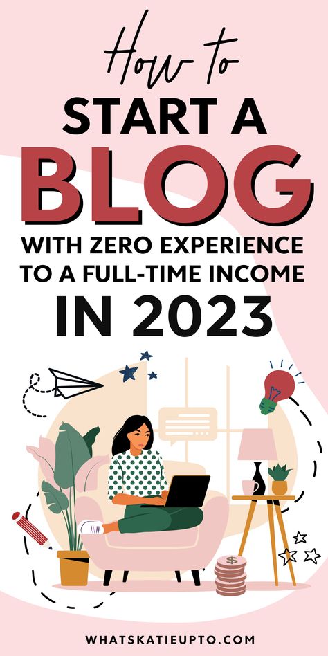 Want to know How to Start a Blog with No Experience and earn a full-time income in 2023? This guide shows you how to start a blog step by step. It's perfect if you're new to blogging or a beginner. Read more here! Blogging for beginners, starting a blog, make money blogging, make money online #blogging Instagram, Motivation, Blogging For Beginners, Starting A Blog, How To Start A Blog, Blogging Advice, Blogging Ideas, Blog Writing Tips, Online Jobs