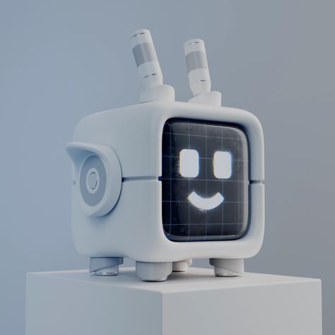 ROBOT. designed by Dash for UI8. Connect with them on Dribbble; the global community for designers and creative professionals. Design, Motion Design, Designers, Concept Art, Game Design, Blender 3d, Id Design, Box Robot, Robot Concept Art