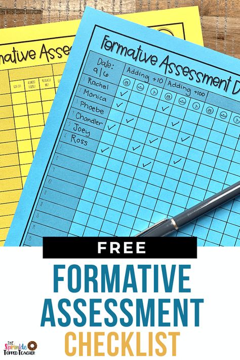 Free Formative Assessment Data Collecting Checklist for Teachers Organisation, Reading, Royal Caribbean, Formative Assessment, Assessment Binder, Assessment Data, Formative And Summative Assessment, Math Assessment, Literacy Assessment