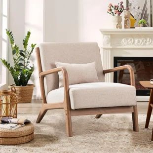 Accent Chairs You'll Love in 2022 - Wayfair Canada Accent Chairs, Accent Chair, Linen Armchair, Accent Furniture Living Room, Floor Lamp Table, Accent Furniture, Living Room Furniture, Living Room Pieces, Wood Console Table