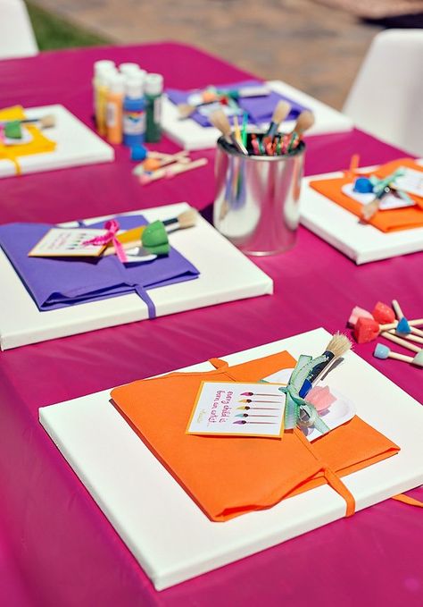 Birthday Party Crafts, Craft Party, Kids Party, Party Activities, Party Themes, Party Hostess, Kids Birthday Party, Birthday Party Themes, Girls Birthday Party