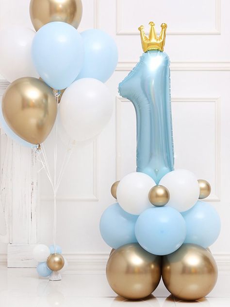 Multicolor    Latex  Balloons    Event & Party Supplies Latex Balloons, 1st Birthday Decorations Boy, 1st Birthday Balloons, First Birthday Decorations Boy, First Birthday Balloons, Balloons, Baloon Decorations, Balloon Decorations Party, 1st Birthday Party Decorations