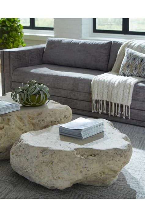 Stone Coffee Table, Concrete Coffee Table, Outdoor Coffee Tables, Handcrafted Dining Table, Handcrafted Coffee Table, Dining Set, Outdoor Furniture Sets, Outdoor Furniture Decor, Coffe Table