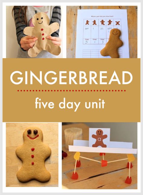 Gingerbread Thematic Unit, Gingerbread Unit, Gingerbread Man Activities, Thematic Units, Homeschool, Activities, Play Activities, Holiday Spirit Week, Gingerbread Man