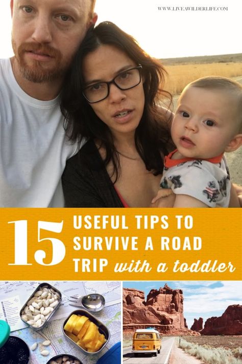 15 actually helpful tips and hacks on how to survive a long car ride with your toddler or baby. The best road trip games, activities, toys, and snacks to keep your little ones happy. Disney, Camper, People, Wanderlust, Traveling With Baby, Baby Road Trip, Toddler Road Trip, Toddler Travel, Family Travel
