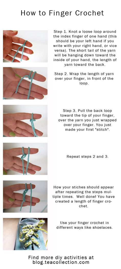 diy finger crochet, another technique looks like it makes a smaller one then the one I know- Our Girls love this! Couture, Amigurumi Patterns, Weaving, Yarn Crafts, Yarn, Loom Knitting, Finger Knitting, Hand Knitting, Needlework