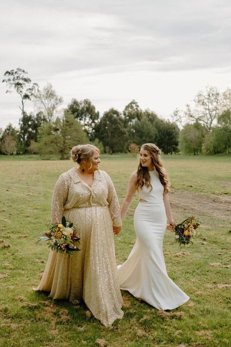 Emily Howlett is a natural, authentic, down to Earth Melbourne photographer specialising in natural weddings and LGBTQI+ friendly. Bride, Wedding, Bridal Style, Two Brides, Wlw Wedding, Mariage, Black Wedding, Lesbian Wedding, Boda
