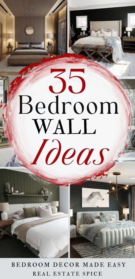 35 Undeniably Chic Bedroom Wall Decor Ideas . . #bedroomdecor #bedroomwall #abovethebed #bedroomideas #bedroom #masterbedroom via @https://www.pinterest.com/realestatespice/_created/ Home Office, Interior, Design, Inspiration, Bedroom Wall Decor Ideas Above Bed, Bedroom Wall Ideas Above Bed, Bedroom Wall Decor Above Bed, Bedrooms With Accent Walls, Bedroom Wall Ideas For Adults